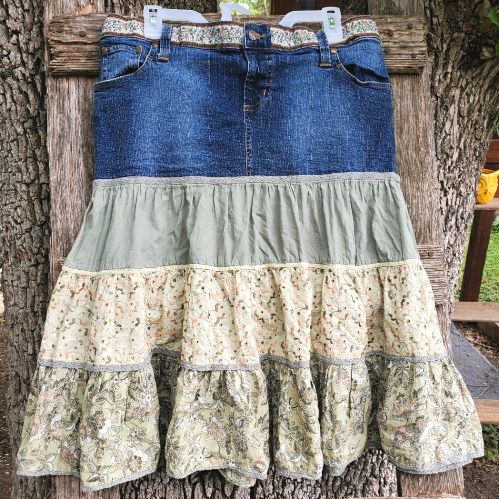 •Layered Boho• skirt